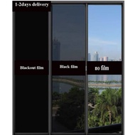 70cmX 300cm Window Tint Film Tinting Roll Kit VLT Black UV-Proof Scratch Resistant for House 2days d