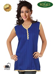 Sonali Premier Quality Womens Short Top - Modern / Casual Indian Ladies Jippa - D8220 Size-L