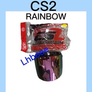 HELMET VISOR CS2 RAINBOW /SILVER