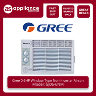 Gree 0.6HP Window Type Non-Inverter Aircon GJ06-6NM
