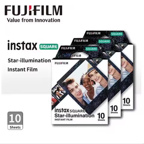 Fujifilm Instax Square SQ1 Film Star-Illumination 10-50 Sheets Fujifilm Instax Square Film For Fuji 