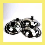 Penutup Kuali 不锈钢锅盖 Stainless Steel Wok Cover 30cm/32cm/34cm/36cm/38cm/40cm/ 42cm