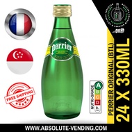 PERRIER Original  Sparkling Mineral Water 330ML X 24 (BOTTLE) - FREE DELIVERY WITHIN 3 WORKING DAYS!