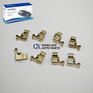 DX คลิปหนีบผ้าเบรค 1 Kit 8 Pcs Brake Pad Clip for 2005-2015 Toyota Innova Brake Fitting Kit 04947-0K