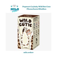 Popmart Crybaby Wild But Cute Plush Phonecharm blindbox keychain