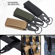 GANTUNGAN Quickdraw Carabiner Military Tactical Nylon Belt - Keychain