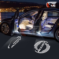 2/4Pcs Led Car Door Welcome Light Ghost Shadow Projector Lamp For Honda Accord 2006-2022 Accessories