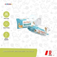 Animal&Co Pet Wipes Non-Alcoholic Hypoallergenic Pet Wet Tissue 1 Pack 100 sheets