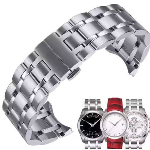New Watchband accessory for Tissot 1853 Couturier Watch Strap T035410a T035407 T035428 Stainless Ste