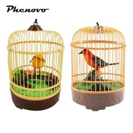 [Phenovo] Pet Bird Toys Talking Birds Pet Birds Pet Bird Cage Electric Voice Control