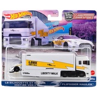 Hot Wheels TEAM TRANSPORT Transporter Nissan GTR Benz CLK