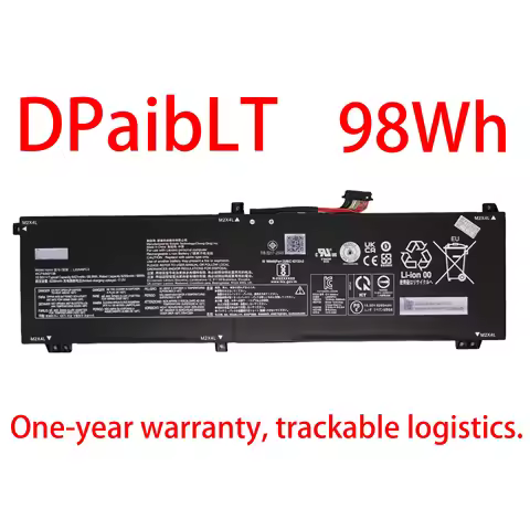 DPaibLT NEW 15.56V 98Wh L22M4PC3 L22C4PC3 L22D4PC3 L22L4PC3 LAPTOP BATTERY For Lenovo Legion Slim 7 