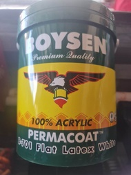 Boysen Permacoat Flat Latex White 4L.