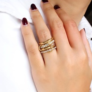 TIARA Andora Gem Ring Set