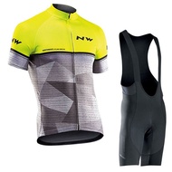 COD new Bicycle Jersey NW New Style Men Cycling Jersey Bib Short Sleevex SetsBicycle jersey bibset
