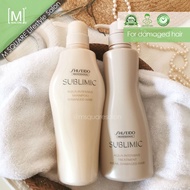 Shiseido SMC Aqua Intensive Shampoo 500ML+ Aqua Intensive Treatment (Weak , Damaged Hair) 500g[Ready stock]