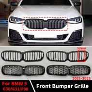 Front Radiator Grille Bumper Grill Grid Inlet Mesh Like 525i 530i 540i For BMW 5 Series G30/G31 M5 F