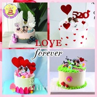 LOVELY COUPLE_BOY_GIRL_LOVE_CAKE TOPPER DECORATION