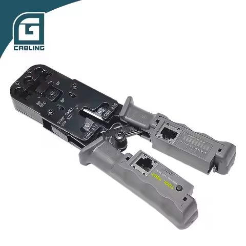 Gcabling Best Rj12 Rj11 Network 4P 8P 6P Tester Crimper Rj45 Crimping Press Tool Rj45 with Lan Cable