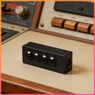 Rain❤ XLR 1 Male To 4-Way Female Connector Adapter 3 Pin 4 Input 1 Output for Mixer Microphone Ampli