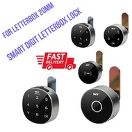 Singapore Counterclockwise Lock Letter Box Digital Lock WT Letter Box Lock HDB Mailbox Digital Lock 