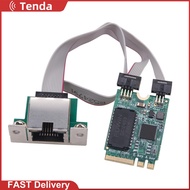 M.2 Gigabit Ethernet Network Card 2.5G/1000/100Mbps M2 RJ45 PCIE Bus Network Card Mini PCIE Ethernet