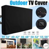 LF 3Inch-85 Inch Dustproof Waterproof TV Cover Outdoor Patio Flat Television Protector Oxford Cloth 