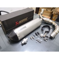 Bmw g310gs gs310 akrapovic ekzos exhaust full system