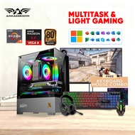 Armaggeddon Brand New Working Station Desktop PC Thunderbolt R7 5700G | 16GB RGB RAM | 1TB SSD