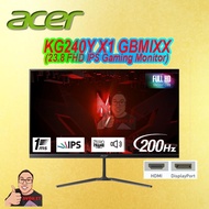 ACER NITRO KG240Y GAMING MONITOR ( 23.8" IPS FHD / 200HZ / 1MS / AMD FREESYNC / HDMI + DP)