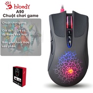 A4TECH BLOODY A90 đẫm máu 6200cpi khởi động áo giáp trượt kim loại x 8 nút Macro 1000Hz động cơ quan