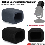 LEMONTRE8EDY 1pcs Mic Windscreen Cover, Sponge Windproof Microphone Muff, Audio Enhancement Replacem