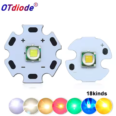 High Power LED 5W-10W 5050 XLM T6 5050-L2 3-3.7V Warm Neutral Cold White Red Green Blue UV Purple Ch
