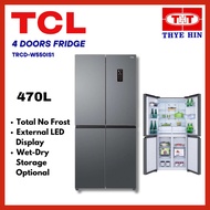 TCL 4 DOORS FRIDGE TRCD-W550IS1