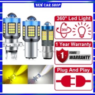 NEW 360° LED Light For Motorcycle Mini Driving Light Led Bulb Spot Lights T19 P15D H4 H6 Headlight M