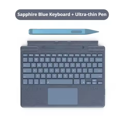 Word Backlit Bluetooth Keyboard for Microsoft Surface Pro11 10 9 8 X Russian Spanish Arabic Portugue