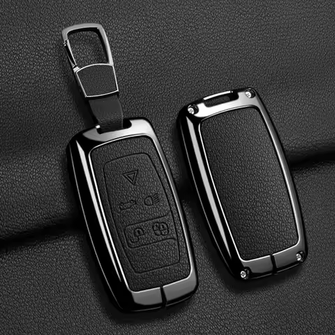 Car Key Case Cover For Land Rover Sport Freelander Discovery 4 Range Rover Sport LR4 2010-2012 Zinc 