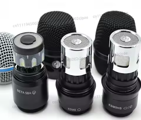 Wireless microphone handheld microphone head BETA58 KSM8 KSM9 dynamic neutral microphone replacement