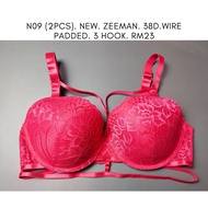 N09. ZEEMAN LACE BRA 38D