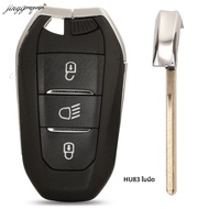 Jingyuqin สมาร์ทรีโมทกุญแจรถ 433MHz ID46/4A สําหรับ Peugeot 208 308 508 3008 5008 Citroen DS3 DS4 DS