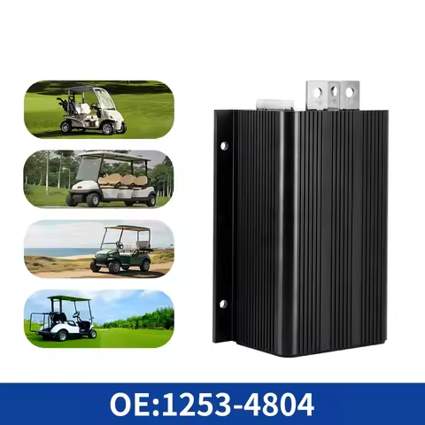 1253-4804 Controller, 48V 600A DC Motor Controller for Curtis EZGO Club Car Golf Cart