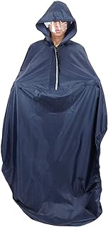 Wheelchair Poncho Lightweight, Breathable and Waterproof Raincoat Reusable and Packable Cape with Hood Men, Women
