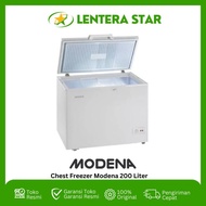 Box Chest Freezer / Kotak Pendingin 200 Liter Modena