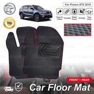 Original Proton X70 x-70 2018 Car Floor Mat Red Black Carpet Front Rear Back Rubber Driver Passanger Seat Karpet