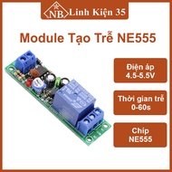Module tạo trễ thời gian NE555 5VDC từ 0-60s