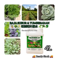 Maxigreen Hijau 50 4L NPK Baja Foliar Subur Lebat Daun Sayuran Anak Pokok Durian Cili Plant Fertiliser Micronutrients