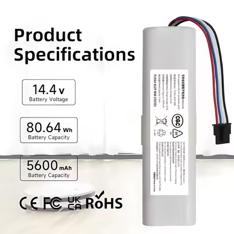 14.4V 5600mAh Replacement Battery 4S2P-MMBK P2150-4S2P-XWDLS For Xiaomi Mijia Vacuum Cleaner Dreame 
