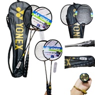 1PAIR YONEX CARBONEX RACKET WITH REGULAR BAG CARBON GRAPHITE RANDOM DESIGN, MODEL & COLOR