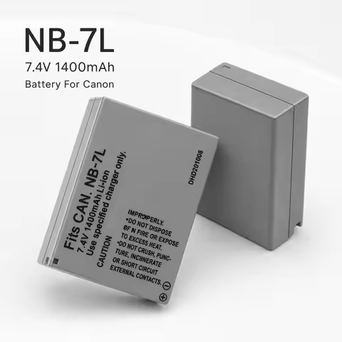 Camera Battery NB-7L 1400mAh Lithium Replacement Battery For Canon PowerShot G10 G11 G12 SX30 SX30IS