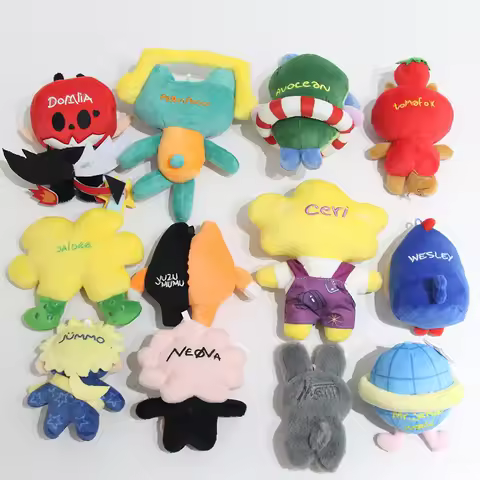 Thailand GMMTV CP Plush Keychain Cartoon Cute Filling PP Cotton Pendant JAIDEE BABII WIN ForceBook A